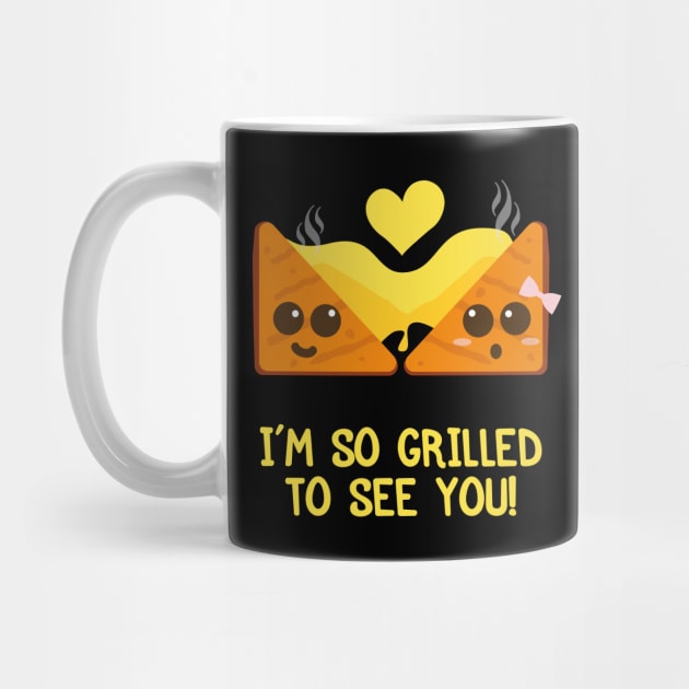 Romantic Grilled Cheese | Valentine Gift | Gift Ideas by Fluffy-Vectors